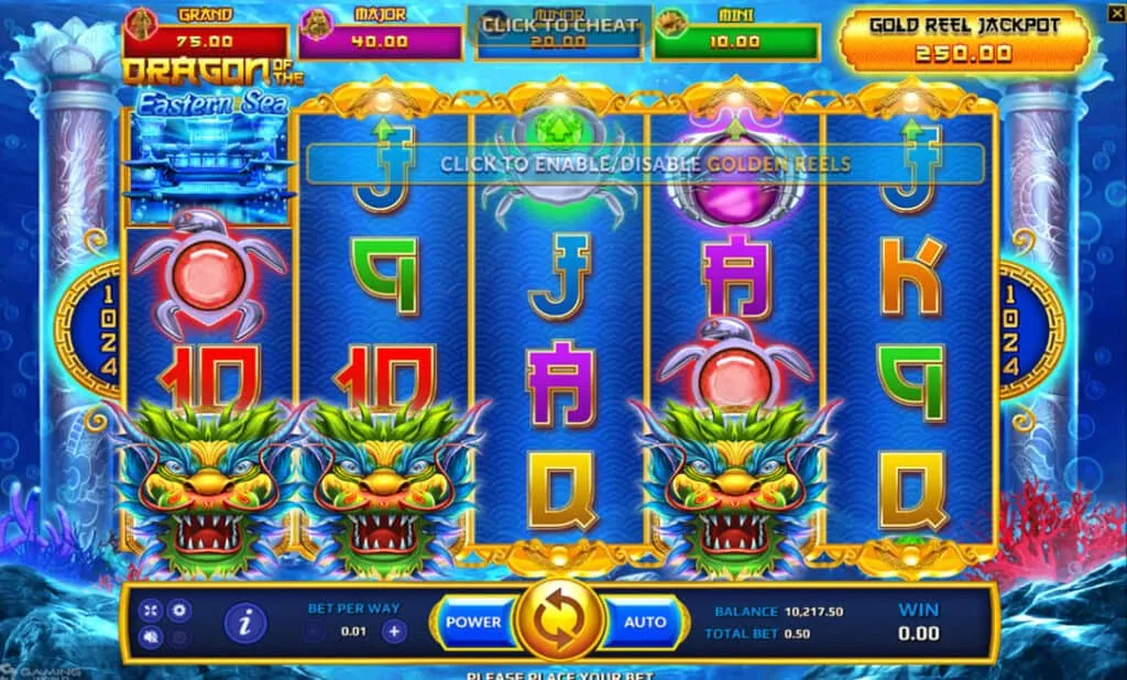 ภาพตัวอย่างเกมสล็อต Dragon Of The Eastern Sea