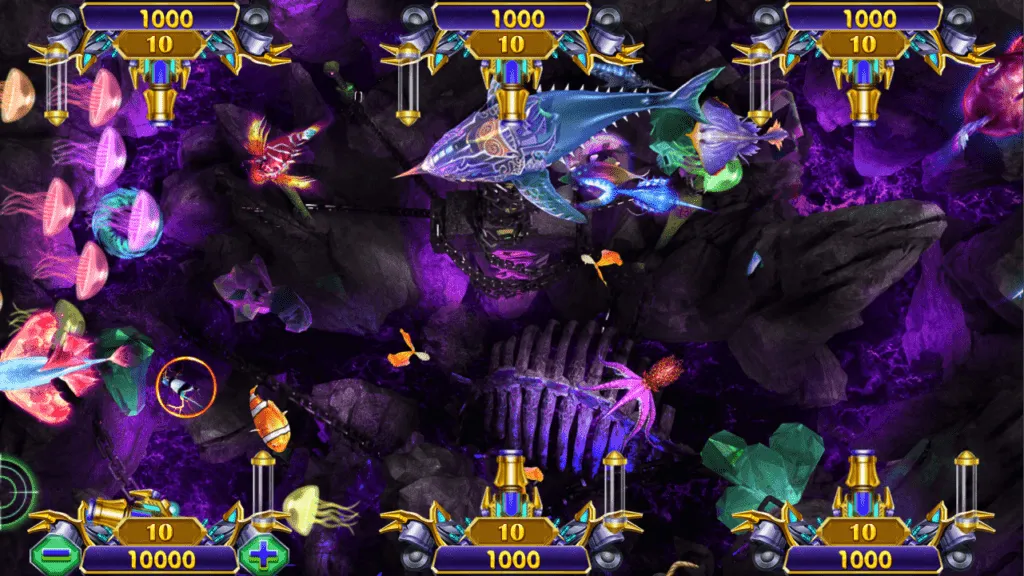 ภาพตัวอย่างเกมยิงปลา Fish Haiba