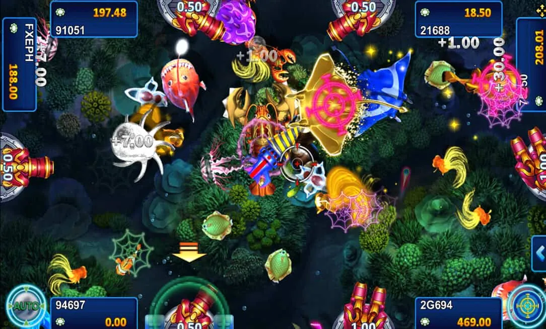 ภาพตัวอย่างเกมยิงปลา Fish Hunting Happy Fish 5