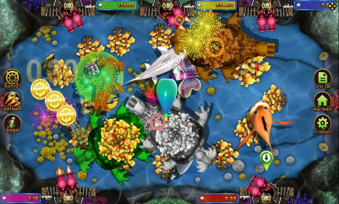 ภาพตัวอย่างเกมยิงปลา Fish Hunting Yao Qian Shu